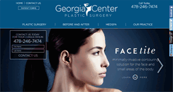 Desktop Screenshot of georgiaplasticcenter.com